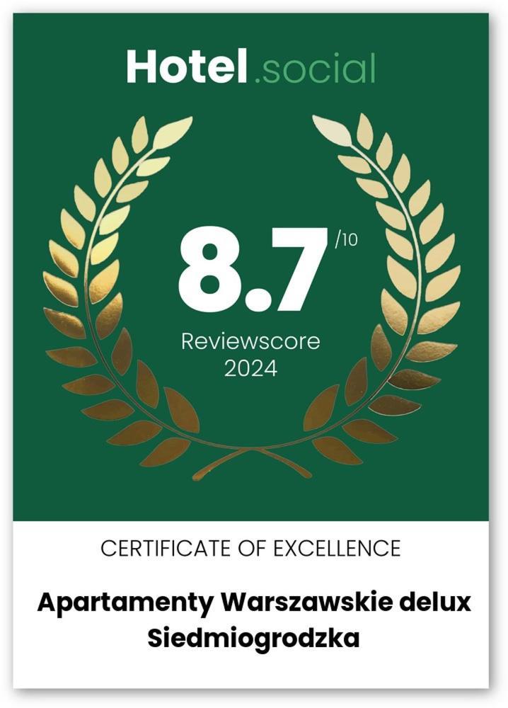 Apartamenty Warszawskie Delux Siedmiogrodzka Warszawa Eksteriør billede